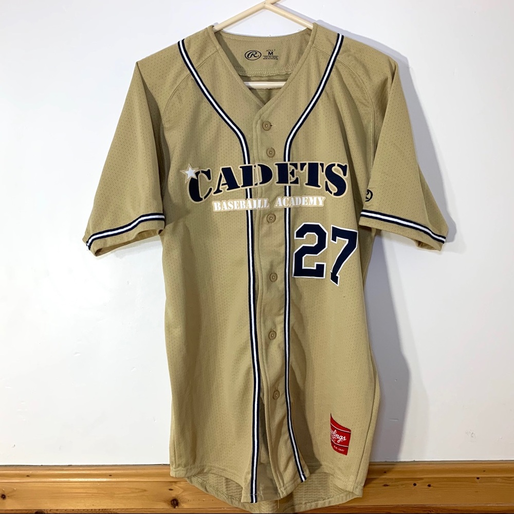 Rawlings Cadets Baseball Academy Stitched Jersey M